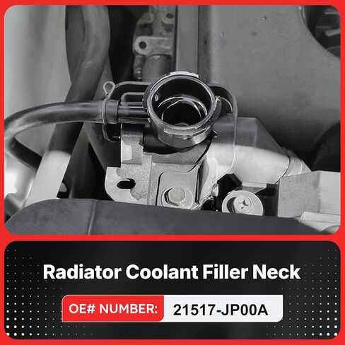 21517-JP00A Engine Upper Coolant Filler Neck Sub Radiator Filler Pipe For 09-17 Nissan Quest Murano Radiator Coolant Filler Neck (21517-JP00A, 1pcs) in Saudi Arabia