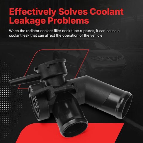 21517-JP00A Engine Upper Coolant Filler Neck Sub Radiator Filler Pipe For 09-17 Nissan Quest Murano Radiator Coolant Filler Neck (21517-JP00A, 1pcs) in Saudi Arabia