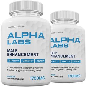Zonata (2 Pack) Alpha Labs Dietary Supplements for Men, Naturally Enhance Performance, Endurance, and Energy Levels, Natural Formula to Sustain Energy & Performance Levels (120 Tablets)