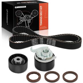 A-Premium Engine Timing Belt Kit Compatible with Ford Escape 2001-2004, Focus 2000-2004 & Mazda Tribute 2001-2004 - 2.0L