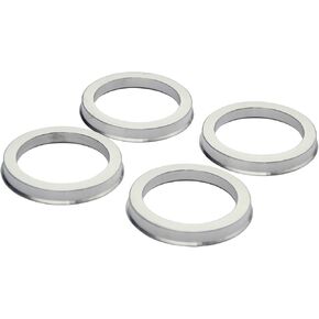 Alloy Aluminum Hub Centric Rings 106 to 100, Set of 4 - Performance Spigot Hubrings fit 100mm Vehicle Hub and 106mm Wheel Center Bore Compatible with Nissan 6 Lug Aftermarket Rims