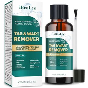 Wart Remover Liquid - 12% Wart Liquid with Salicylic Acid - Fast Acting Wart Freeze Off，for Warts, Plantar Wart, Genital Wart