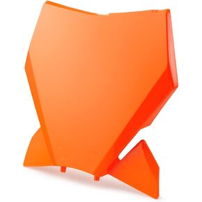 KTM OEM Orange Front Number Plate, A46008007000EB, Made of Highly Durable Impact Plastic and The Only True Original Factory OEM Fit, Finish and Color.