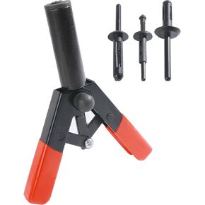 Rivet Gun Kit,Car Accessories Plastic Rivet Tool,Plastic Rivet Gun,Plastic Rivets for Cars,1 PCS Rivet Gun and 30 PCS 3 Sizes Nylon Rivets,Used to Remove and Replace Automotive Clips