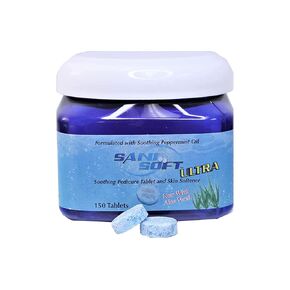 SANI CARE Sani-Soft Peppermint Formulated with Relaxing Peppermint Oil and Aloe Vera 150 Tabs SAN0200