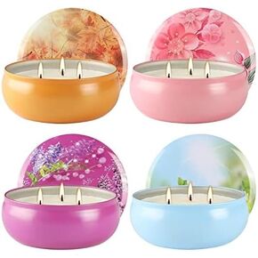 12 Pcs Scented Candles with Added Natural Essential Oils, 3.05oz, Suitable for Various Festivals, Parties, Yoga, and Home Scene.