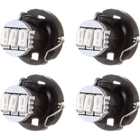 cciyu 4 Pack Blue 3-3014SMD T4/T4.2 Neo Wedge LED Light Bulbs Instrument Panel Lights