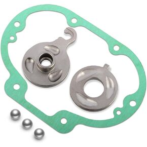WOWTK Power Clutch Release Ramp Easy Lever Pull Kit for Harley Davidson 1987-2022 Big Twin Models M8 Dyna Touring Softail,Silver