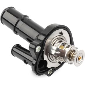Allmotorparts Engine Coolant Thermostat Housing Assembly, Replace 902-1071 Compatible with Ford - 2012-2018 Ford Focus L4 2.0L, Years 2012 2013 2014 2015 2016 2017 2018
