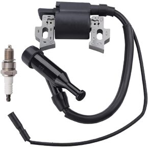 GX160 Ignition Coil with Spark Plug for Honda GX120 GX200 5.5hp 6.5hp Predator 212CC 224CC Performance Engine Generator