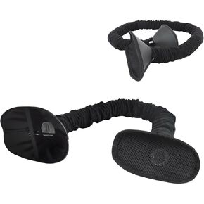 Rsobl AC Vent Extender for Vehicles,Car Air Conditioning Vent Hose,AC Tube Hose for Back Seat Directs Cool Air or Hot Air,Make Cool or Warm,Extended and Contracted(Patent Pending)1PCS,Black