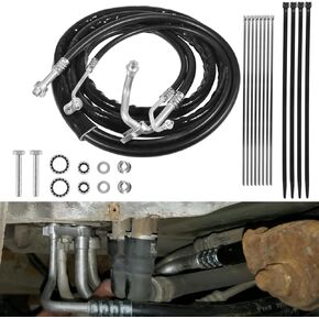AT34653 Rear AC Line Set suitable for Acadia/Traverse/Enclave/Outlook 2007-2017 Rear Auxiliary AC Air-Conditioner Line Air Conditioning Hose Kit