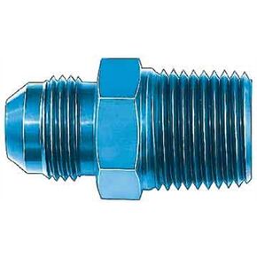 Aeroquip FCM2003 Blue Anodized Aluminum -06AN Flare to 1/8" NPT Pipe Fitting