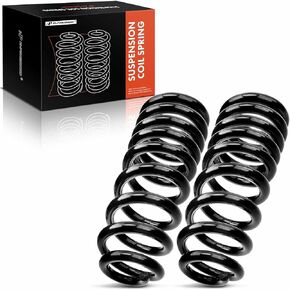 A-Premium 2Pcs Front Suspension Coil Spring Set Compatible with Ford E-150 Econoline Super Duty E-250 E-350 Club Wagon, Driver and Passenger Side
