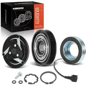 A-Premium Air Conditioner AC Compressor Clutch Kit Compatible with Nissan Maxima & Infiniti I30, 1997 1998 1999, 3.0L