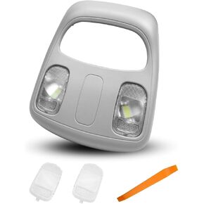 Overhead Console Dome Map LED Reading Light Lamp Fit for Dodge Ram 1500 2500 3500 4500 5500 2002-2010, Replaces 1DK78BD1AA 1DK78TL2AA