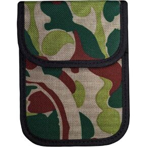 Camouflage Faraday Bag for Car Key Fob – RFID Signal Blocking Pouch for Keyless Entry – Anti-Theft Protector Case – Exclusive for Car Keys – EMF Shield Security Sleeve/Pouch (Woodland Camo - Single)