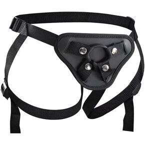 Adjustable Harness Pants Strapless Belts Underpants for Men Women Couples Unisex Briefs Black, Large