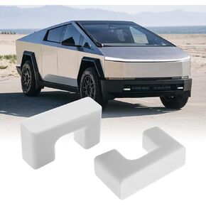 Tow Hook Covers Fit for Tesla Cybertruck 2024 2025, Hitch Cover Front Customized Car Tow Hooks Compatible with Tesla Cybertruck Accessories 2025 2024 (White)
