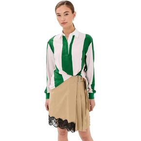 3.1 Phillip Lim Women's Rugby Shirt Combo Mini Dress