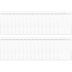 LGEGE 96PCS Transparent Waterproof Extra Large 6x4" Badge Holders （Vertical Style）for Passport ID,Cash,Plane Ticket, Receipts,Credit Card, etc