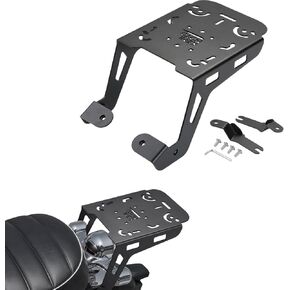KEMIMOTO Motorcycle Steel Rear Luggage Rack Compatible with Monkey 125 Z125 2018-2025 Carbon Steel Cargo Carrier Storage Rack Monkey Accessories