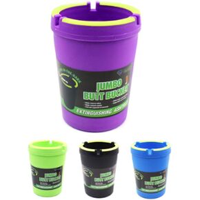 2 X Jumbo Butt Bucket Ashtray Glow In Dark Cigarette Car Cup Ash Holder Portable