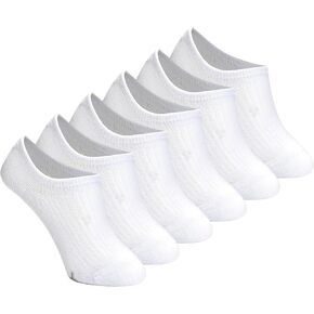 Sperry Women’s 6-Pack Super No Show Socks – Cushioned, Breathable, Anti-Slip Low Cut Socks for Sneakers Running & Casual Wear