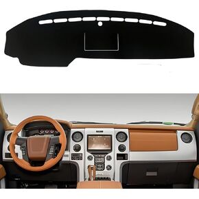 غطاء DASH لـ FORD F-150 F150 1997-2003 ، غطاء لوحة القيادة لـ Ford Accessories Sunshade Nonslip Mesh Protector No Glare Black