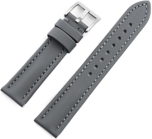 Onthelevel Water Resistant Oxford Fabric Watch Strap 18mm 19mm 20mm 22mm Sailcloth With Leather Back Lining Quick Release Watch Band Replacement in Saudi Arabia