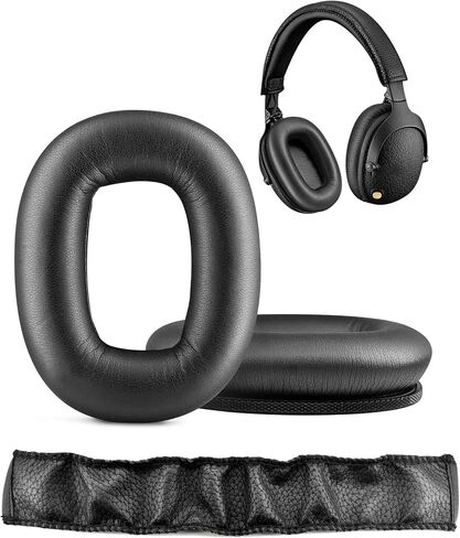 for Marshall Monitor II 2 ANC Earpads,Replacement Cushion Earmuff Earpads for Marshall Monitor II 2 ANC Wireless Headset Earcups Pads (Earpads+Head Beam) in Saudi Arabia