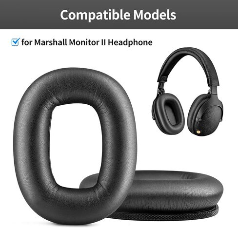 for Marshall Monitor II 2 ANC Earpads,Replacement Cushion Earmuff Earpads for Marshall Monitor II 2 ANC Wireless Headset Earcups Pads (Earpads+Head Beam) in Saudi Arabia