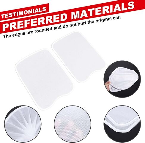 Car Sunroof Sun Shade Breathable Mesh Compatible with Ineos Grenadier 2020-2025 Foldable Roof Sunshade Automotive Sunroof UV Sun Protection Accessories (Off-White) in Saudi Arabia