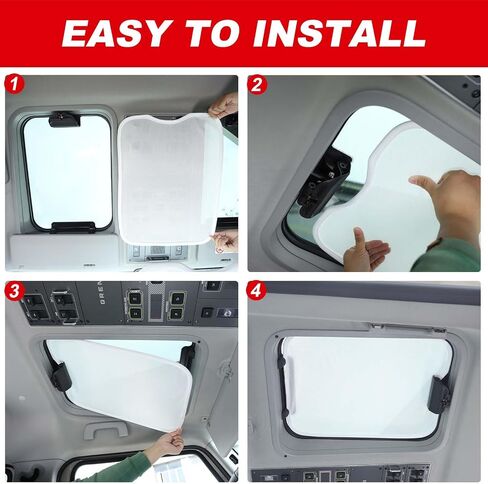 Car Sunroof Sun Shade Breathable Mesh Compatible with Ineos Grenadier 2020-2025 Foldable Roof Sunshade Automotive Sunroof UV Sun Protection Accessories (Off-White) in Saudi Arabia