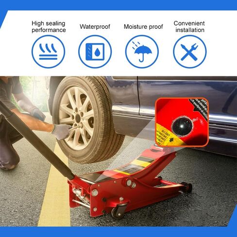 6pcs زجاجة مقبس مقبس مقبس مقابس حشو الزيت ، قابس حشو هيدروليكي ، 8 مم مقابس مقابس مقابس خزان زيت ، ملحقات جاك الأرضية العالمية لفتحة خزان الزيت (6pcs) in Saudi Arabia