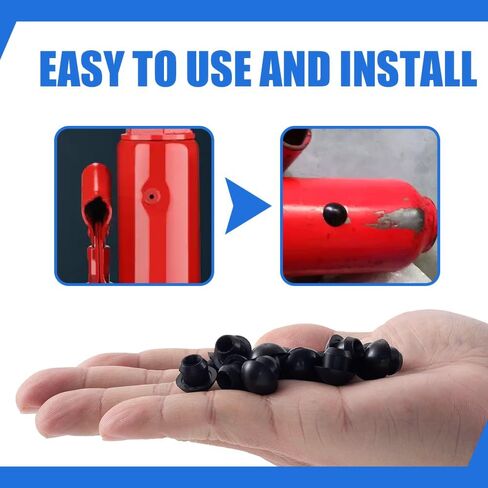 6pcs زجاجة مقبس مقبس مقبس مقابس حشو الزيت ، قابس حشو هيدروليكي ، 8 مم مقابس مقابس مقابس خزان زيت ، ملحقات جاك الأرضية العالمية لفتحة خزان الزيت (6pcs) in Saudi Arabia