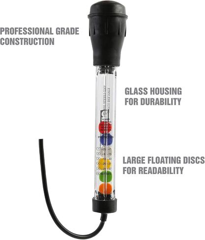 OEMTOOLS 24507 Professional Series Ethylene Glycol Antifreeze Tester,Tests Freezing Point of Antifreeze and Proper Water/Coolant Mixture in Kuwait