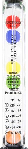 OEMTOOLS 24507 Professional Series Ethylene Glycol Antifreeze Tester,Tests Freezing Point of Antifreeze and Proper Water/Coolant Mixture in Kuwait