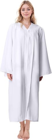 3 Pieces Unisex Matte Graduation Gown for High School & Choir Robe for Church in Kuwait