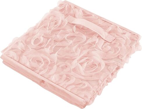 Sweet Jojo Designs White Floral Rose Foldable Fabric Storage Cube Bins Boxes Organizer Toys Kids Baby Childrens - Set of 2 - Solid Flower Luxurious Elegant Princess Boho Shabby Chic Luxury Glam Roses in Saudi Arabia