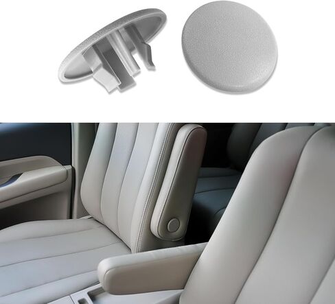 2pcs غطاء قبعة ذراعا متوافق مع 07-19 Tahoe Suburban Yukon Cadillac Escalade قطع المقعد ، وملحقات السيارة مقاعد الدلو الخلفية اليمنى مقبض RET HAND BOLT محل 15279689 (أسود) in Kuwait