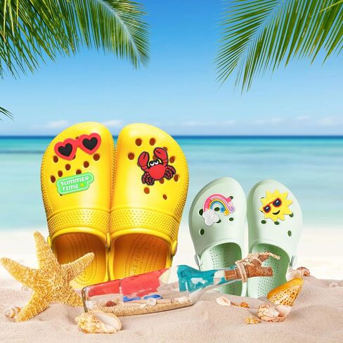 Random Shoes Charms for Girls Boys Teens, 30PCS Vibrant Shoe Decoration Charms Beach Sandals Accessories in Saudi Arabia