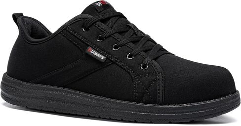 Larnmern Slip on Steel Toe Shoes Women Work Walking Skate Mly Hands Free Safety Tennis Shoes in Saudi Arabia