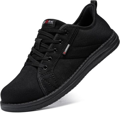 Larnmern Slip on Steel Toe Shoes Women Work Walking Skate Mly Hands Free Safety Tennis Shoes in Saudi Arabia