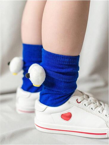 Wdirara Boy's Cartoon Cartoon Crew Crew Socks 3D عيون مضحكة الجوارب منتصف العجل in Saudi Arabia