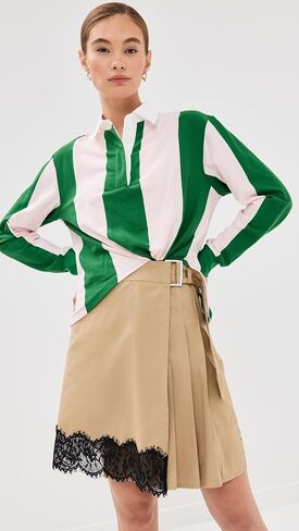 3.1 Phillip Lim Women's Rugby Shirt Combo Mini Dress in Saudi Arabia