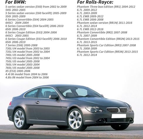 12520148748 12527510638 وحدة إمداد متكاملة لـ BMW 545i 550i 645CI 650i 730LI-750LI 760LI X5 4.4-4.8is E60 E63 E64 E53 2000-2010 & Phantom 6.7L RR2 RR3 in Saudi Arabia