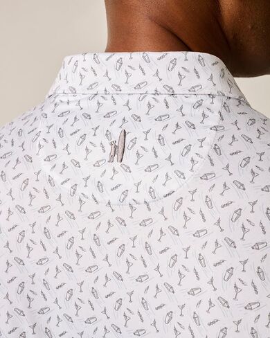 johnnie-O Featherweight Performance Polo - Tini Print in Saudi Arabia