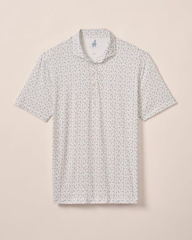 johnnie-O Featherweight Performance Polo - Tini Print in Saudi Arabia
