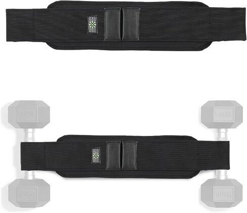 Hip Thrust Belt by SEWD - Use Any Weight to do Lunges, Glute Bridges, Dips and Booty Workouts – Easy to Set Up with Dumbbells for At Home Hip Thrust Use. Reinforced Lightweight Dumbbell Belt for Home Gym-Gray in Kuwait